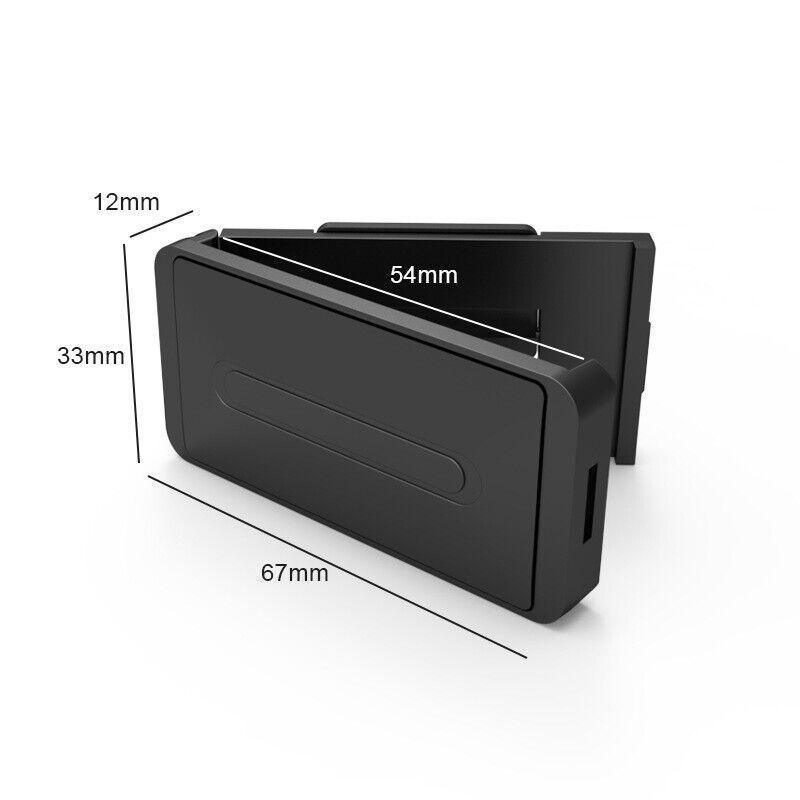 2X Car Shoulder Strap Positioning Clip Buckle Adjuster for Driving Comfort - Black