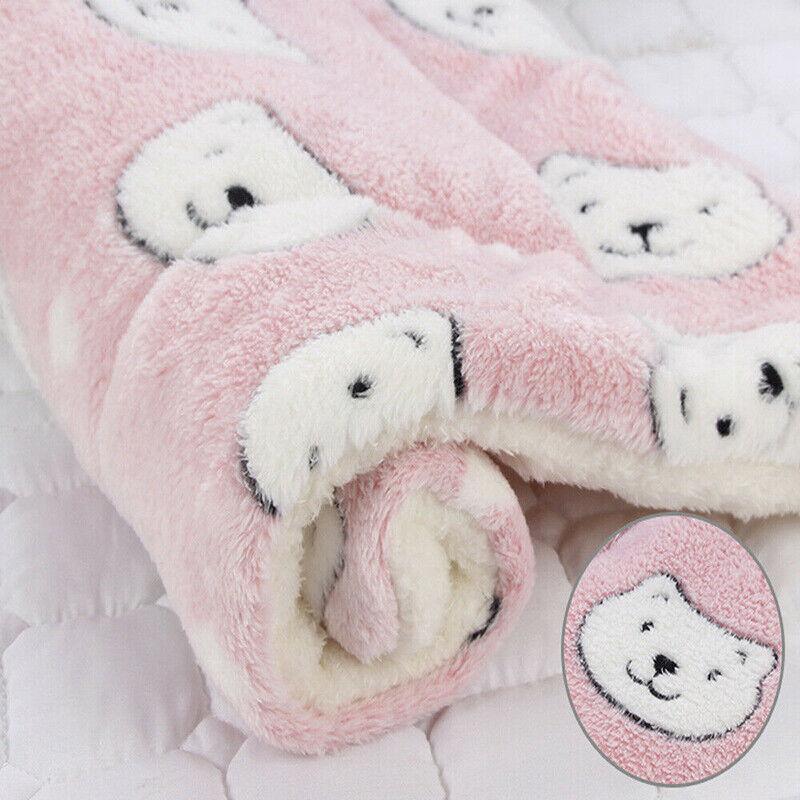 S Size Puppy Dog Cat Cushion Mattress Blanket Bed Soft Warm Pet Pad Winter Kennel House - Navy Cat
