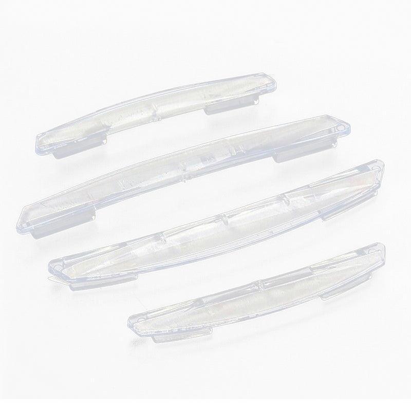 4PCS Car Door Edge Protector Anti Collision Strip Transparent PVC Guard 8cm 11cm