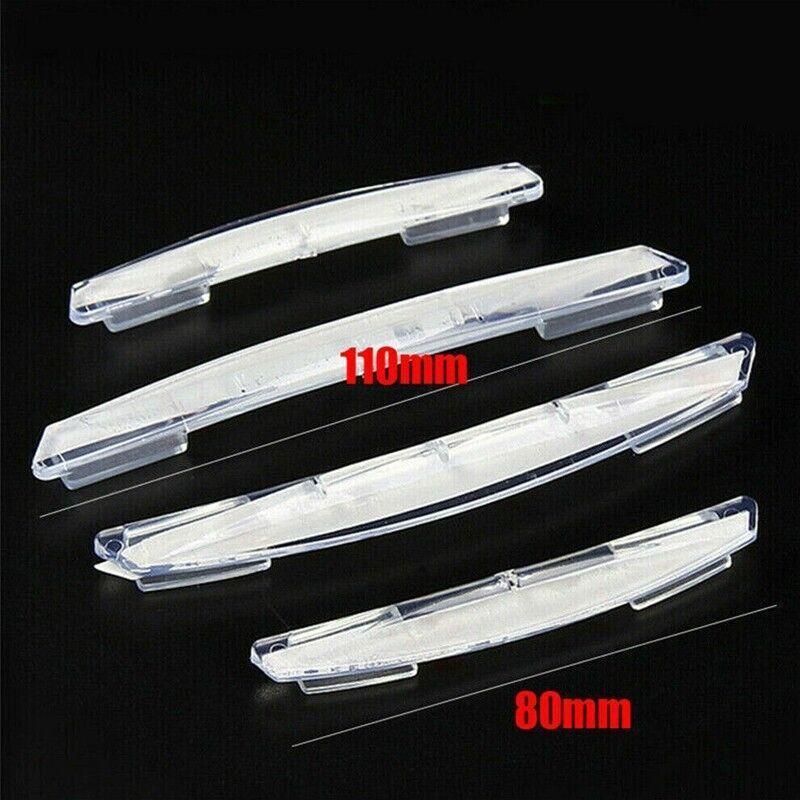 4PCS Car Door Edge Protector Anti Collision Strip Transparent PVC Guard 8cm 11cm