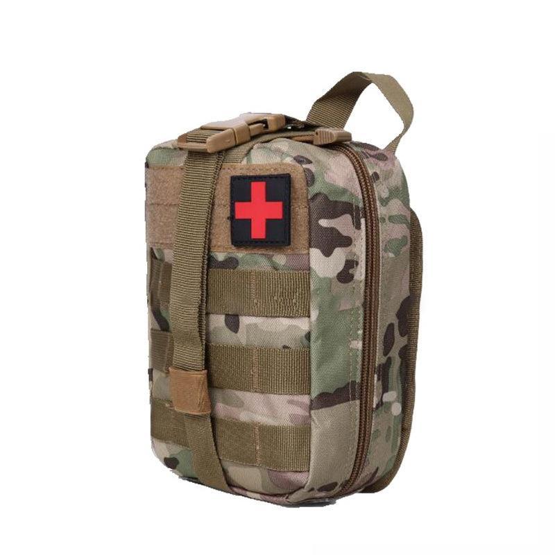 Tactical Molle Rip Away Emt Ifak Medical Pouch First Aid Kit Utility Bag Au Send - Red