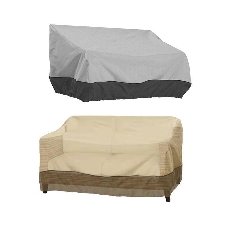 Outdoor Waterproof Patio Chair Cover Lounge Deep Seat Cover Furniture Sofa Cover Grey Black - 85*80*91.5CM