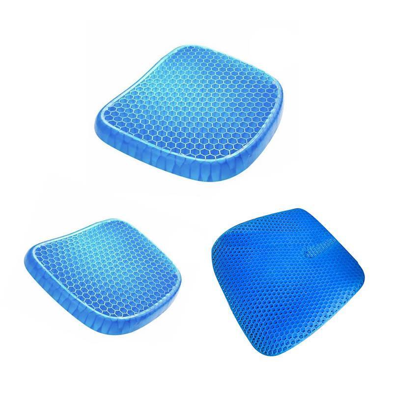Gel Honeycomb Seat Comfort Cushion Flex Back Support Spine Protector - 1000g (44*36.5*4.5CM)