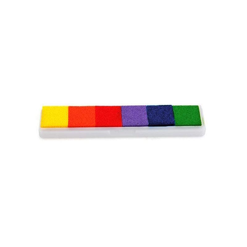 Gradient Color Ink Pad Inkpad Rubber Stamp Water Based Diy Finger Print 10 Colours - S4 Green