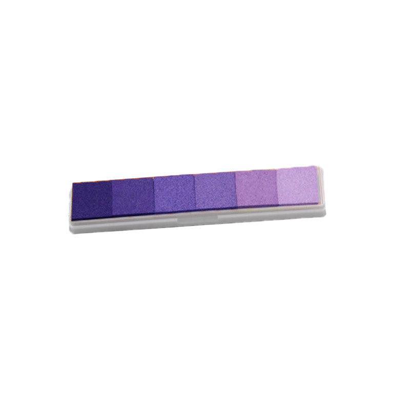 Gradient Color Ink Pad Inkpad Rubber Stamp Water Based Diy Finger Print 10 Colours - S5 Orange