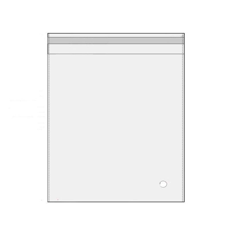 Multi-size Clear Self-Seal Cellophane Bags - Bulk Adhesive Opp - 15*20+3