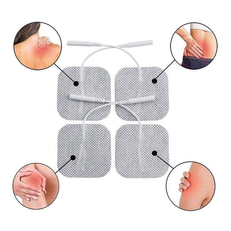 12PCS TENS Electrode Pads Reusable Self Adhesive 50x50mm 50x100mm - 50x100MM