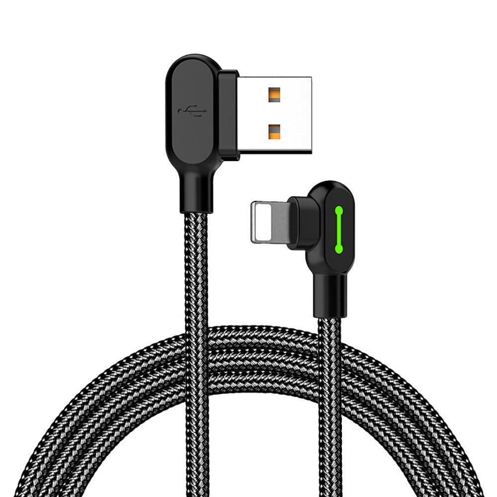Mcdodo Fast Usb Cable Heavy Duty Charging Syn Charger Iphone 90 Degree Angle - 3m