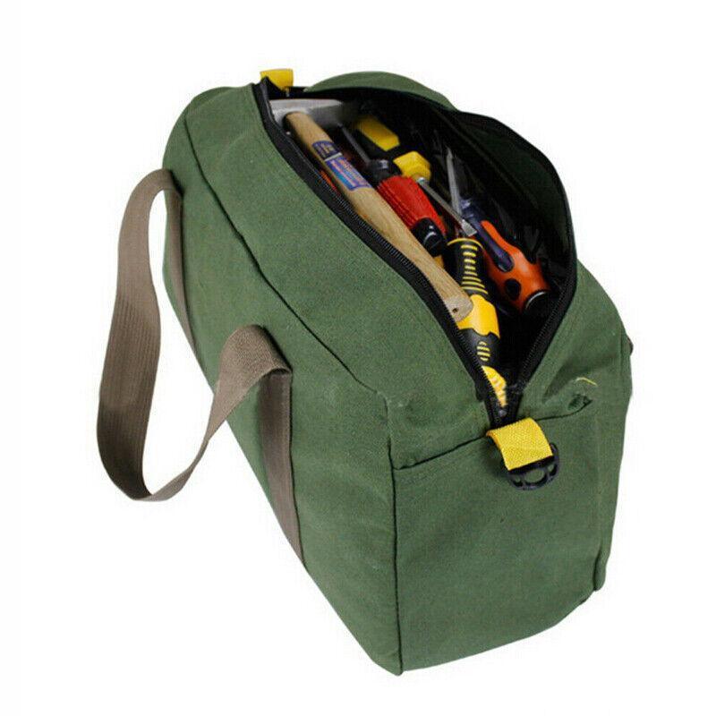 S/M/L Waterproof Tool Bag Portable Storage Toolkit Hand Heavy Case Canvas Duty - L(40*15*22CM)