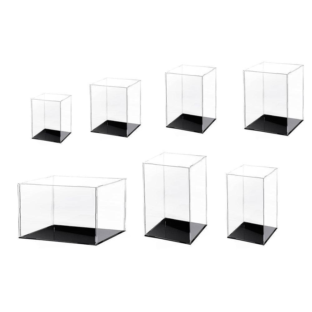 Acrylic Display Case Clear Box Dustproof Large Self-Install Cars Trucks - 18.3x14.4x37.2CM
