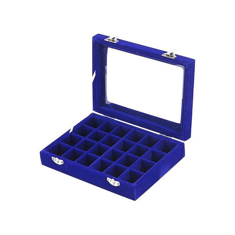 Velvet Earring Jewelry Display Hanger Organizer Box Holder Storage Case Au Stock - Beige