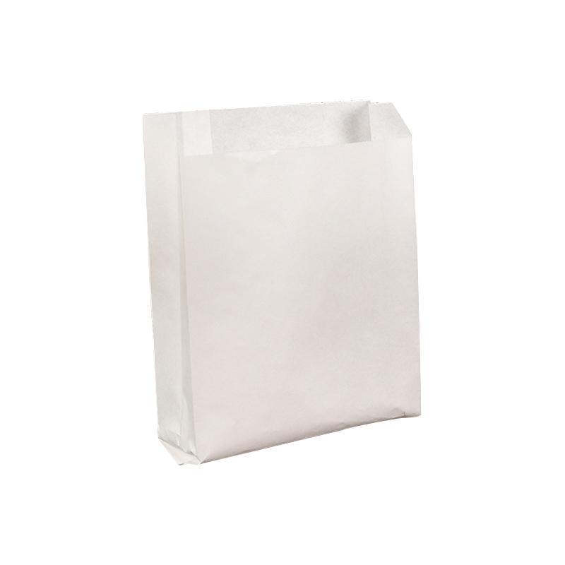 1000PCS Oil-proof Takeaway Paper Bags for Premium Takeout Supply - Smiling faces-23*13*7cm