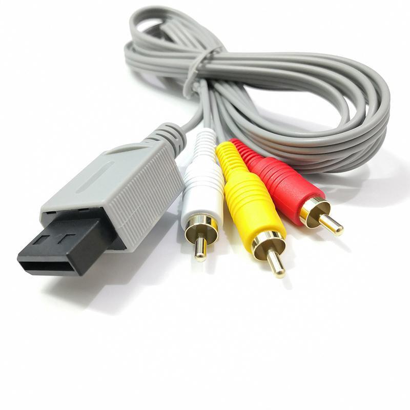 Audio Video RCA Cable High Quality Lead for Nintendo Wii Wii U Mini Console
