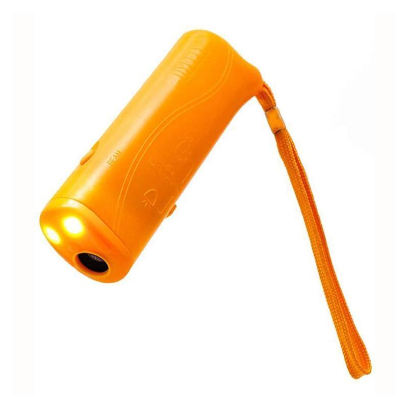 Ultrasonic Dog Barking Control Anti Bark Device Stop Repeller Train Tool Trainer - Yellow
