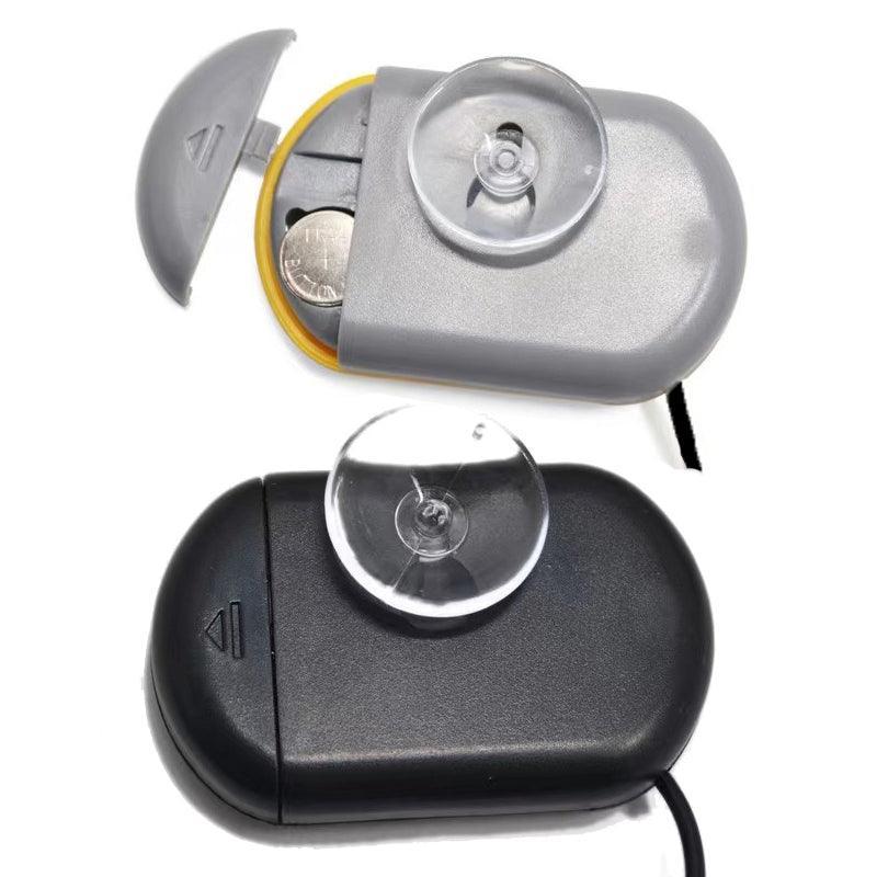 Aquarium Thermometer LCD Digital Aquarium Fish Tank Water Temperature Marine - Black