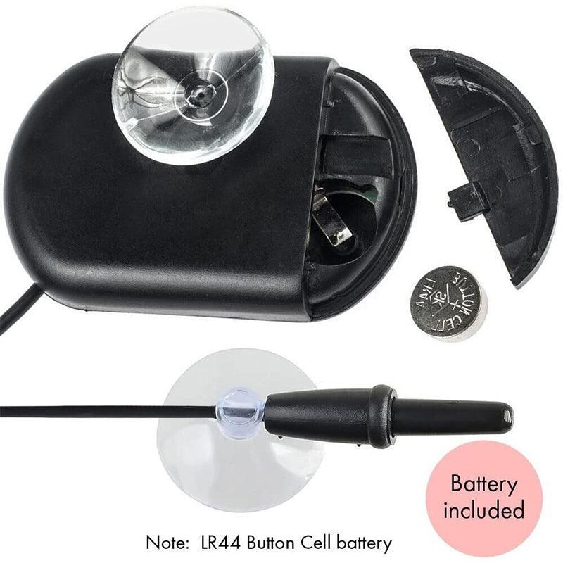 Aquarium Thermometer LCD Digital Aquarium Fish Tank Water Temperature Marine - Black