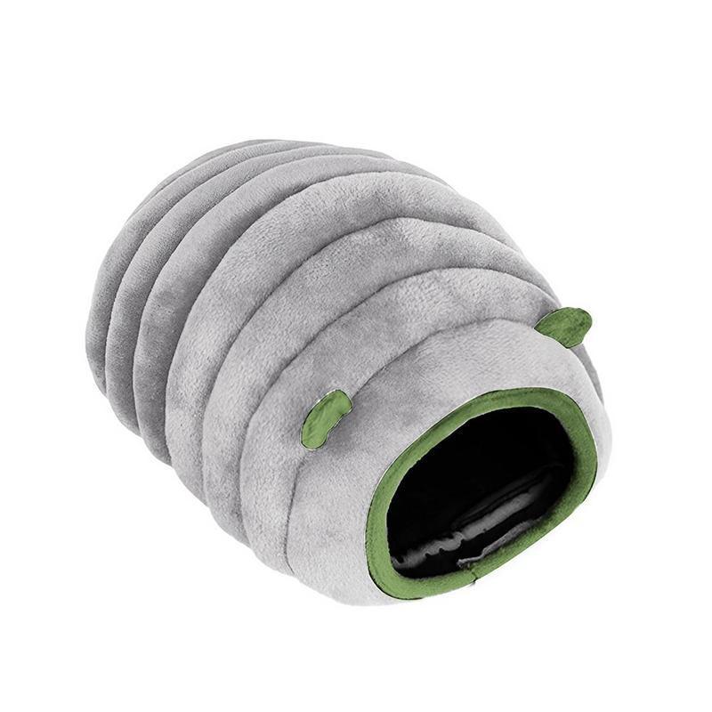 Soft Small Animal Guinea Pig Cozy Warm Pet Tent Hamster House Hideout Cave Bed - Grey-Sheep