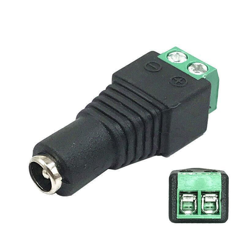 12V DC Power CCTV Camera Male Female Connector Adapter Plug Jack Socket Cable