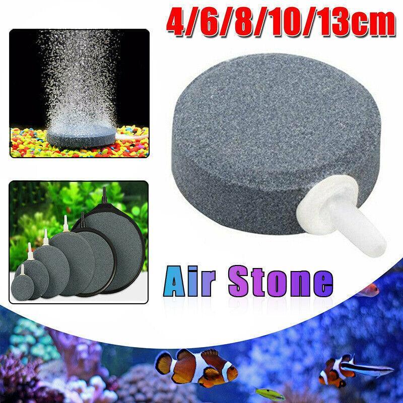 Round Air Stone Disk Bubble Diffuser Airstone Hydroponics Aquarium Fish Tank - 6cm