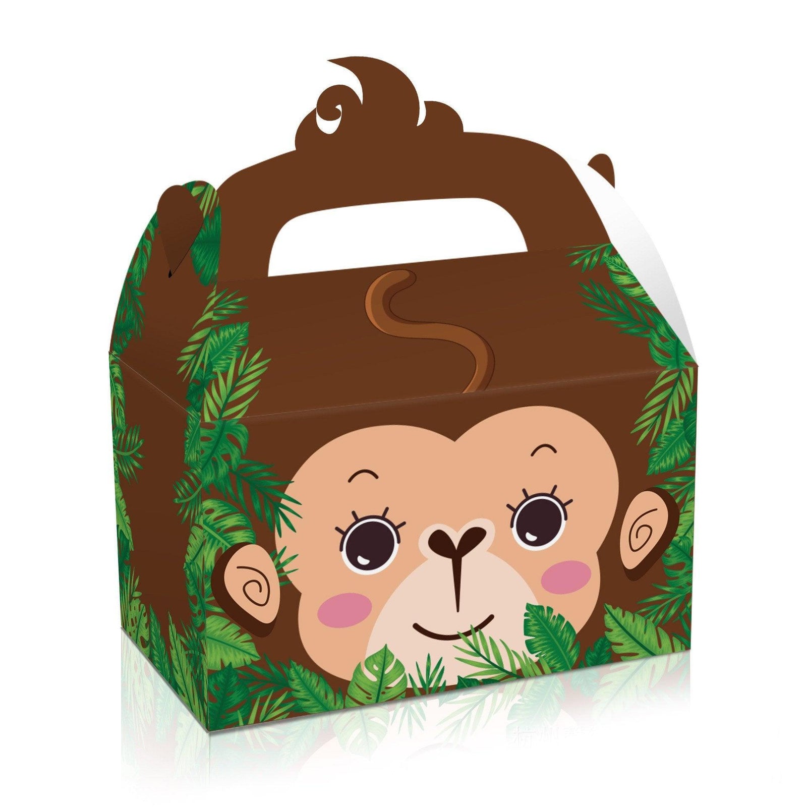 24X Jungle Safari Animal Gift Boxes Bag Favour Present Wrapping Candy Cookie Box