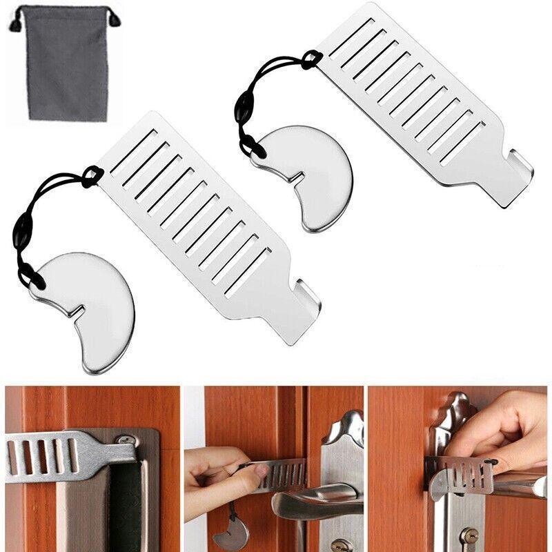 Portable Travel Door Lock Security Device for Hotel and Apartment Entry Protection