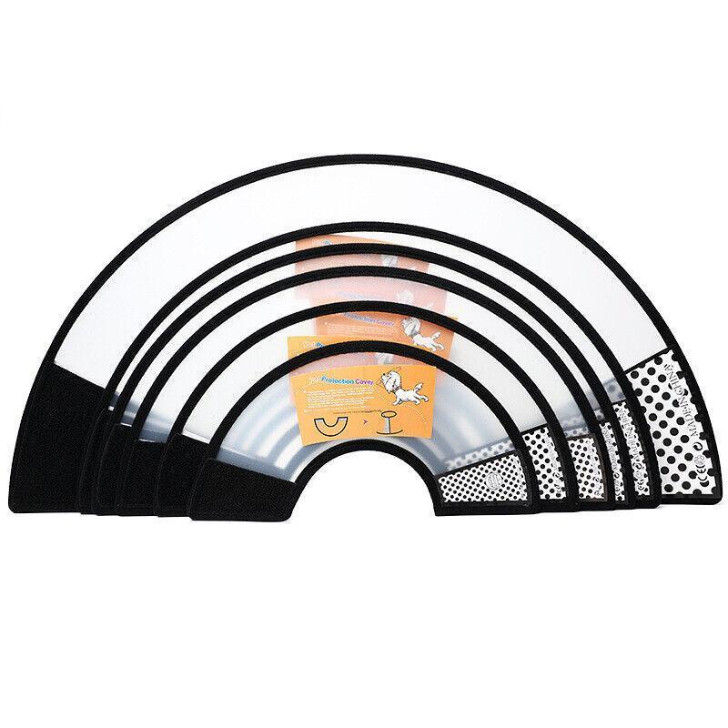 Pet Dog Cat Cone Protective Collar Wound Healing Medical Elizabethan E-Collar Au - 3#(36-42CM depth: 13.5CM)