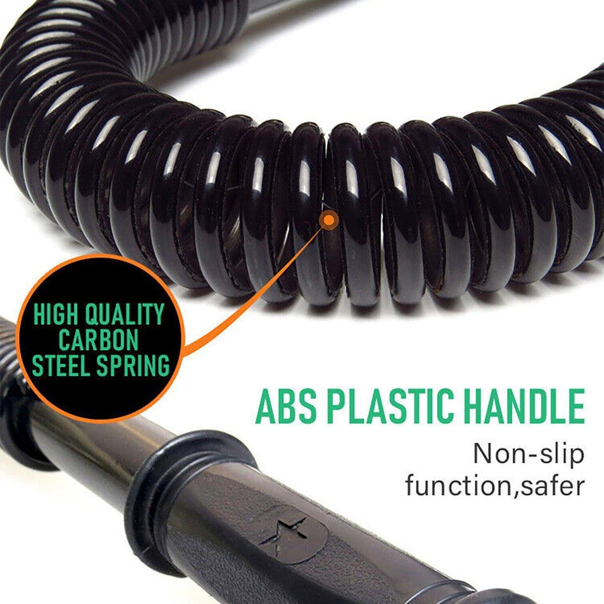 Spring Arm Power Rod Grip Puller Home Fitness Equipment for Strength Training - 60KG