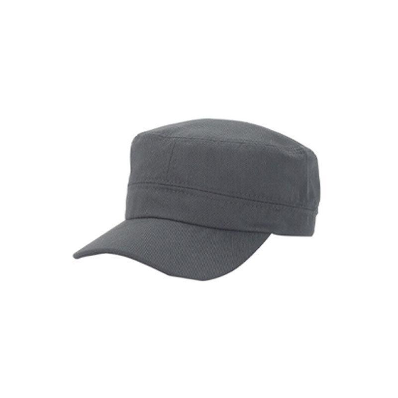 Army Plain Hat Classic Cadet Field Military Cap Style Patrol Baseball Adjustable - Black