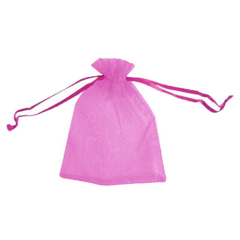 50PCS Organza Bag Sheer Bags Jewellery Wedding Candy Packaging Sheer Bags 10*15 cm - White/50PCS