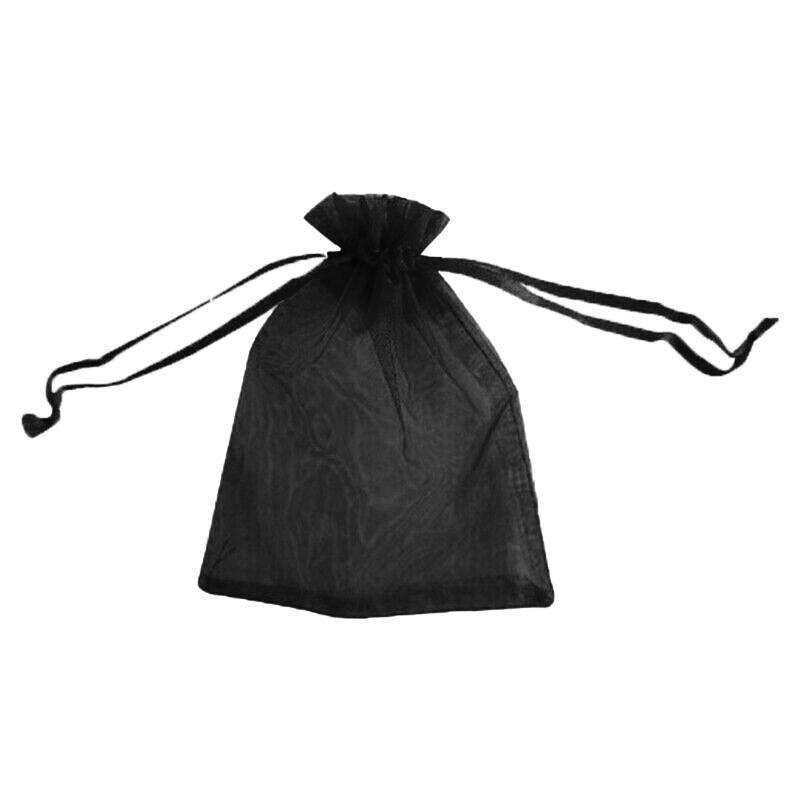 50PCS Organza Bag Sheer Bags Jewellery Wedding Candy Packaging Sheer Bags 10*15 cm - White/50PCS