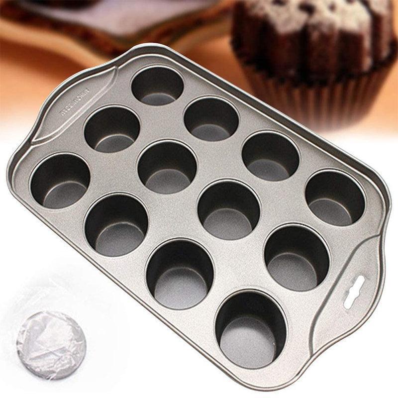 12 Cups Individual Mini Cheesecake Pan with Loose Base