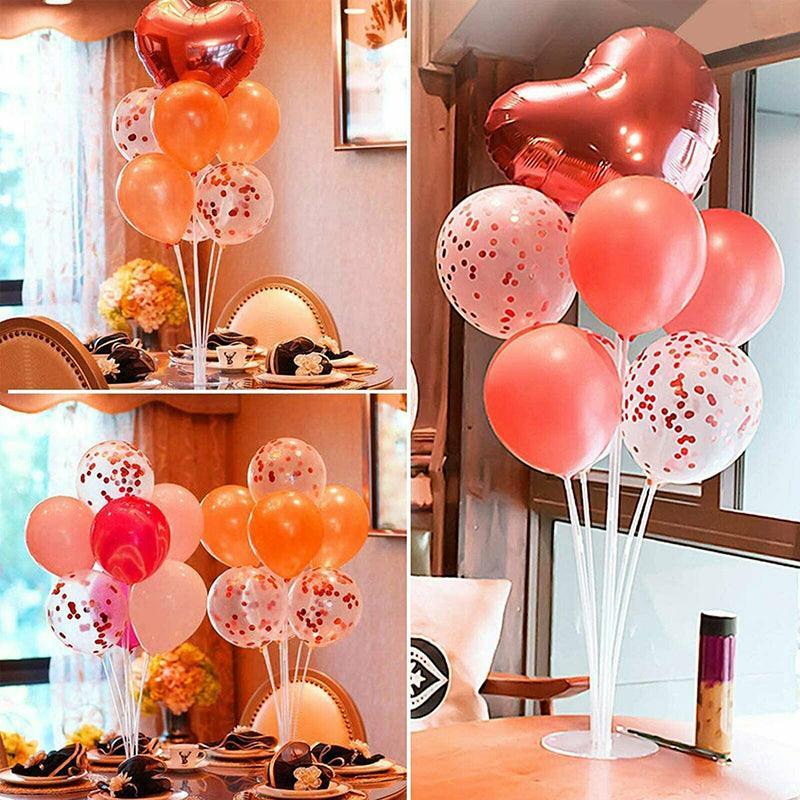 3/6/12 Set 70 Cm Balloon Column Set Upright Base Stand Holder Wedding Party Deco - 3Sets
