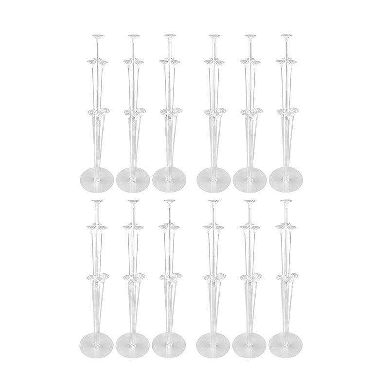 3/6/12 Set 70 Cm Balloon Column Set Upright Base Stand Holder Wedding Party Deco - 3Sets