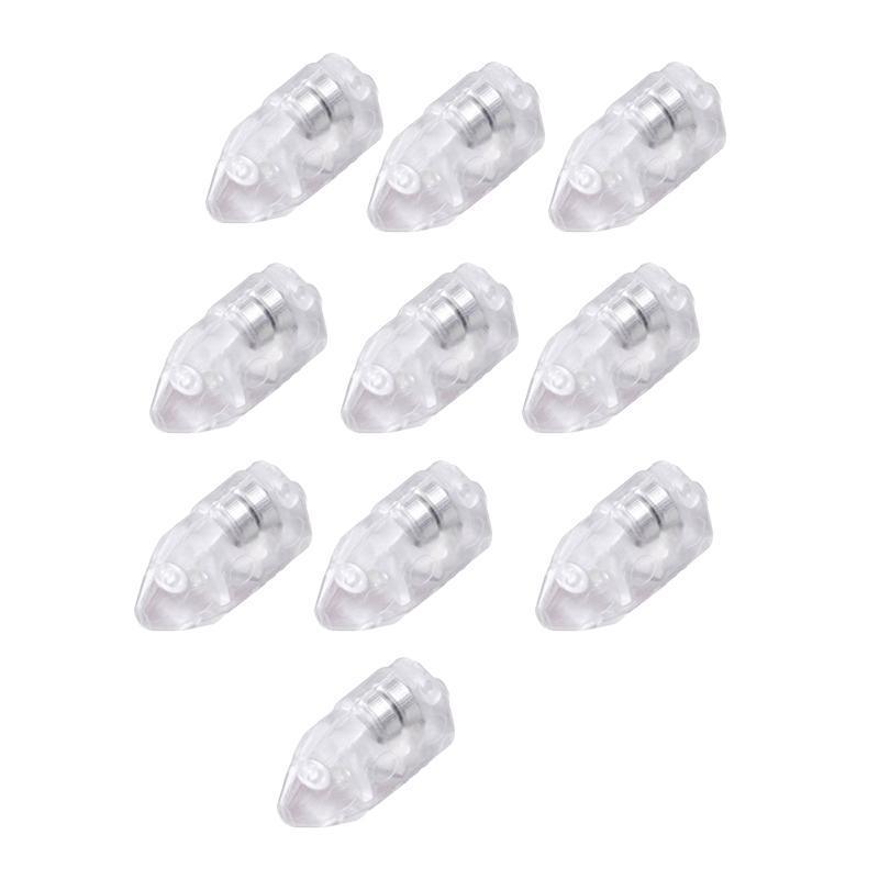 10PCS LED Balloon Lamp Lights Lantern Light Balloons Glow Christmas Party - White