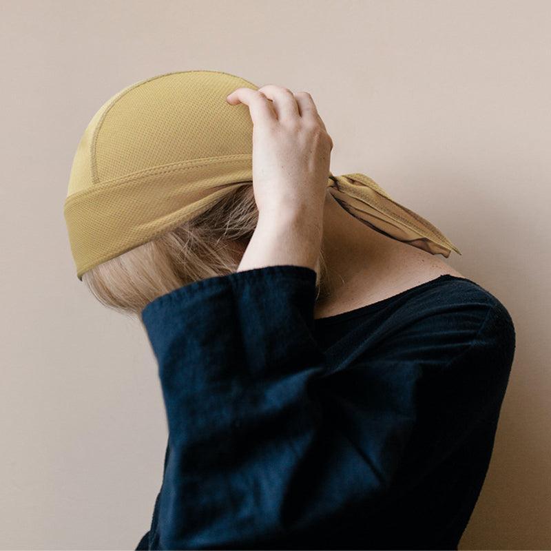 Durag Bandanna Cap Cycling Head Wraps Skull Cap Scarves Caps Motorcycle Sports - Black