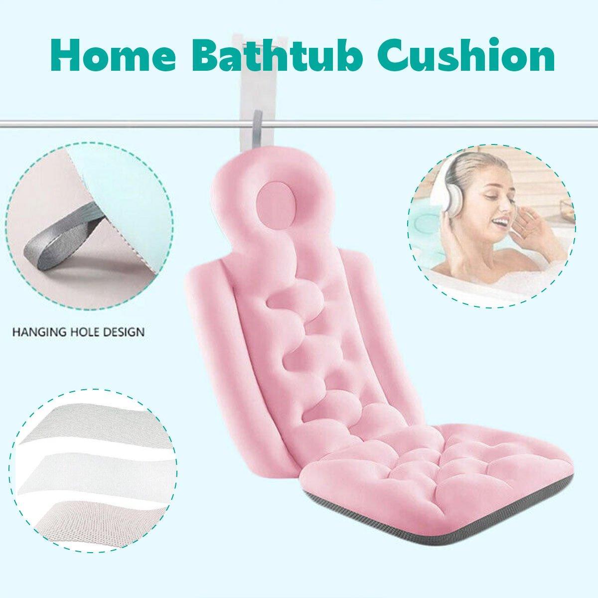 Non-Slip Bath Mat with Cushion Support Universal Bathroom Mat