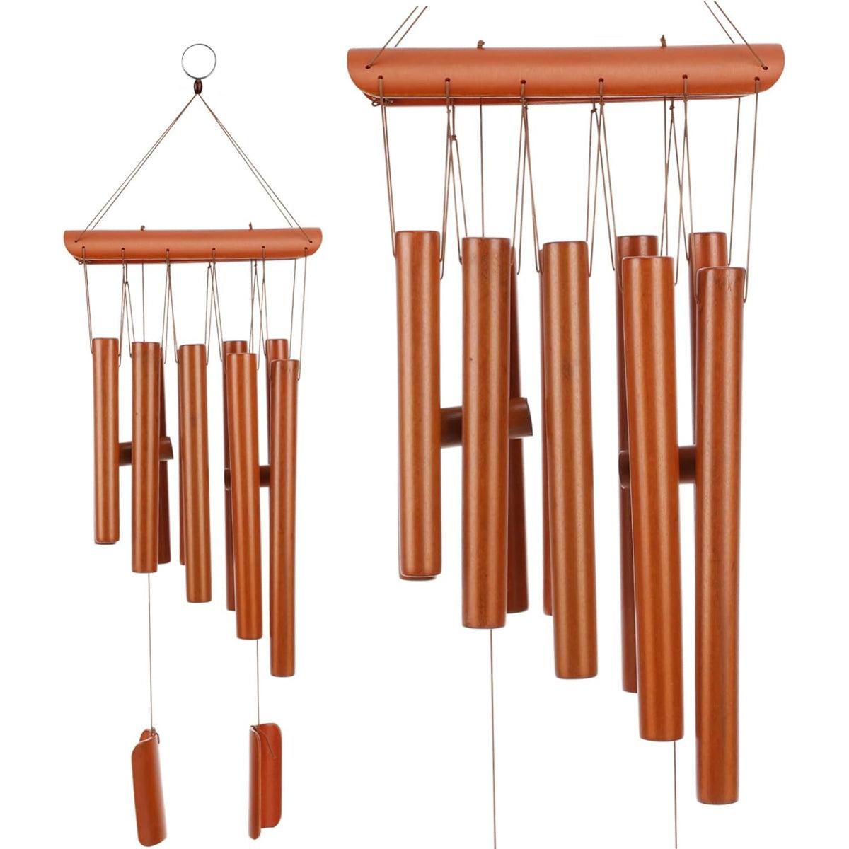 Home Bell Bamboo Hanging Decoration Wind Chime for Outdoor Garden Patio Decor