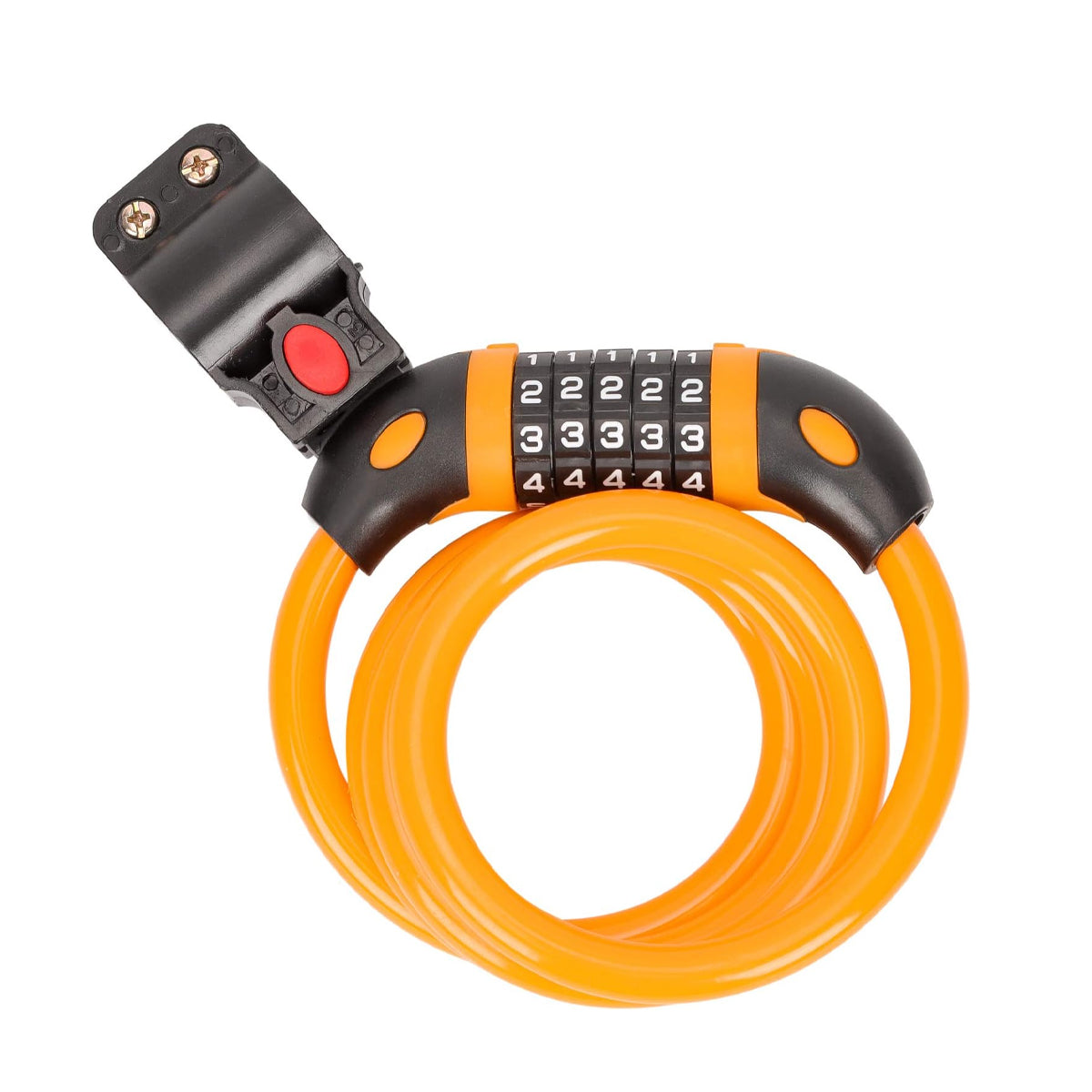 Bike Bicycle Cycling Lock 5 Digit Combination Security Cable Lock Anti Theft