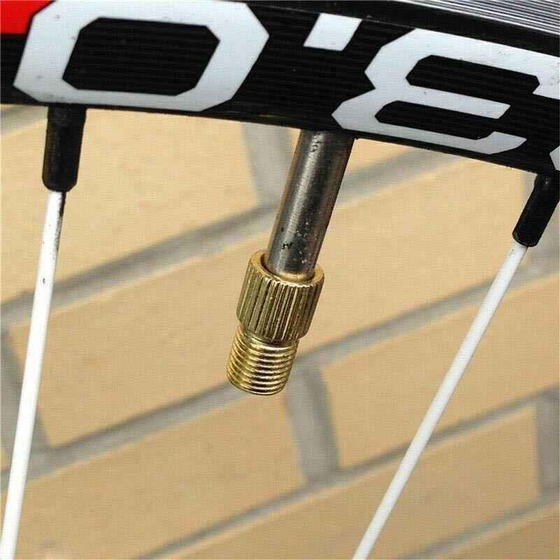 Bicycle Pump Adapters Converter Presta To Schrader Bike Valve Tyre Connector Au - 5PCS