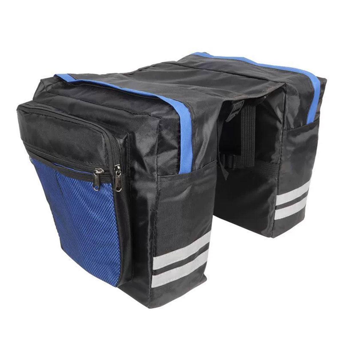 Bike Bicycle Rear Rack Pannier Bags Back Waterproof Seat Box Saddle Carry Bag