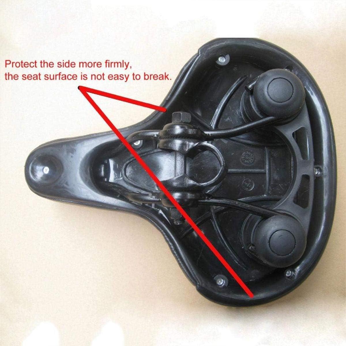 Wide Big Bum Bike Bicycle Gel Cruiser Comfort Saddle Seat Sporty Soft Cushion Au