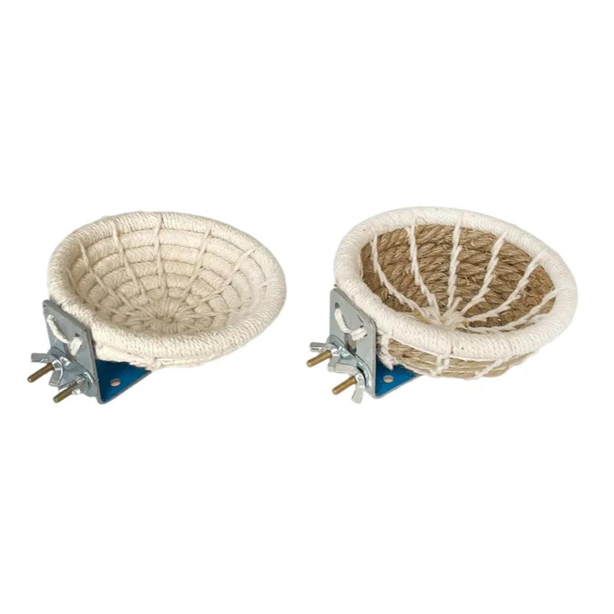 Birds Nest Parrot Straw Nest for Small Animal Nesting Material Bedding - Hemp Rope