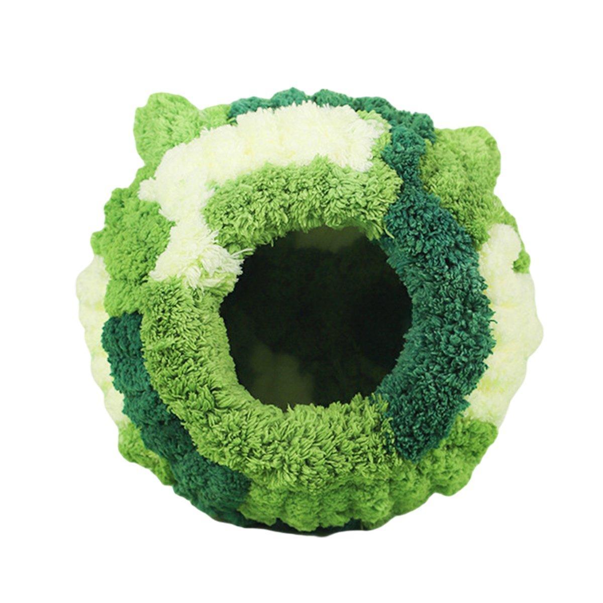 Hanging Warm Cotton Nest Hammock Cozy Bed for Parrots and Other Bird Species - Pink