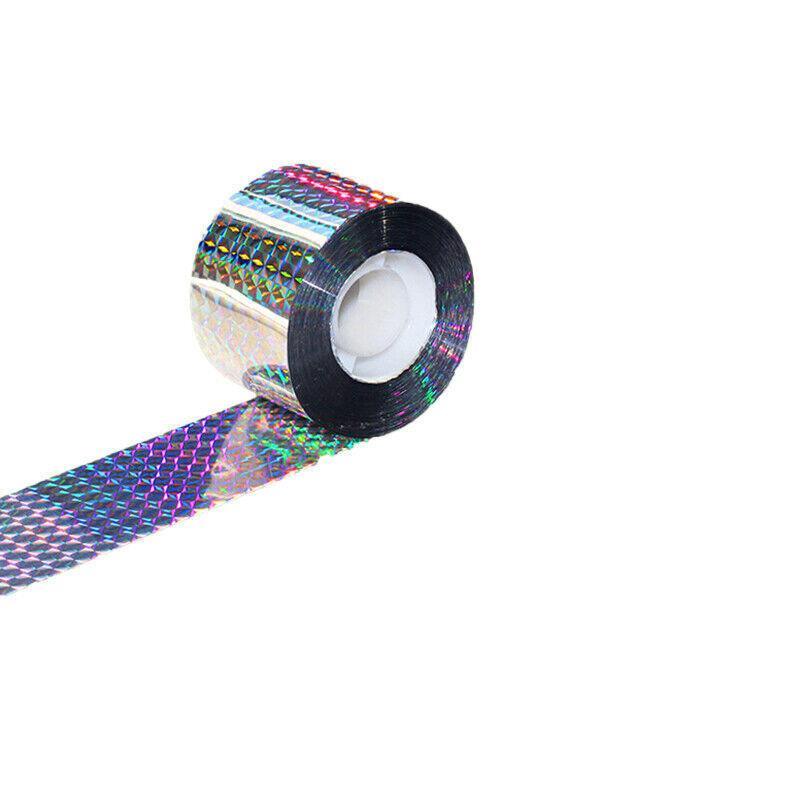 Bird Repellent Laser Reflective Tape Garden Birds Deterrent Double-Side Tapes