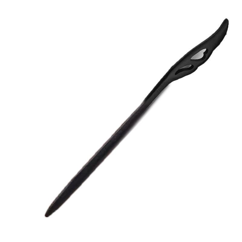 Retro Wooden Carved Hair Sticks Women Hairpin Barrette Chopsticks Accessories - F