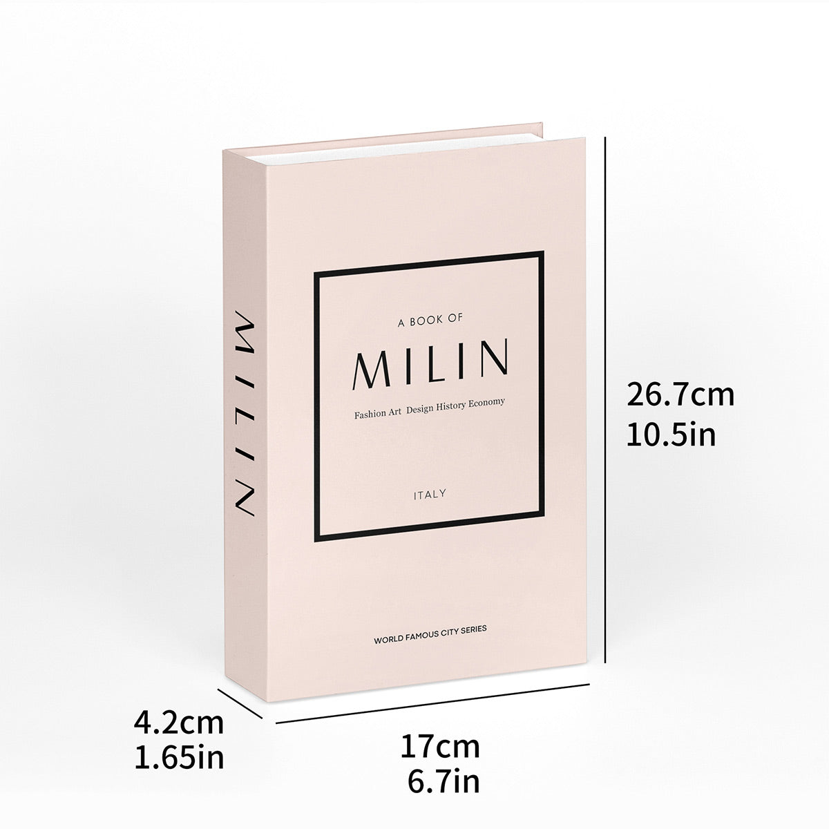 3 PCS Modern Decorative Books Set Foldable Fake Books for Display City Theme - A