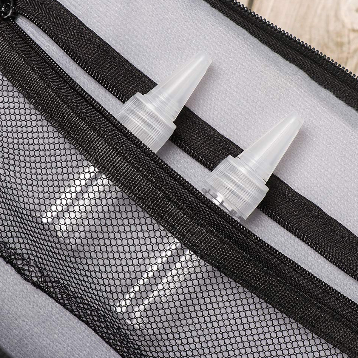 100pcs Needle Tip Plastic Bottles Transparent Squeeze Dispensing Bottle DIY Tool - 100ml