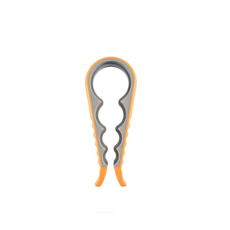 Silicone Jar Can Opener Multi-Purpose Lids Cap Arthritis Bottle Opener Easy Grip - Blue