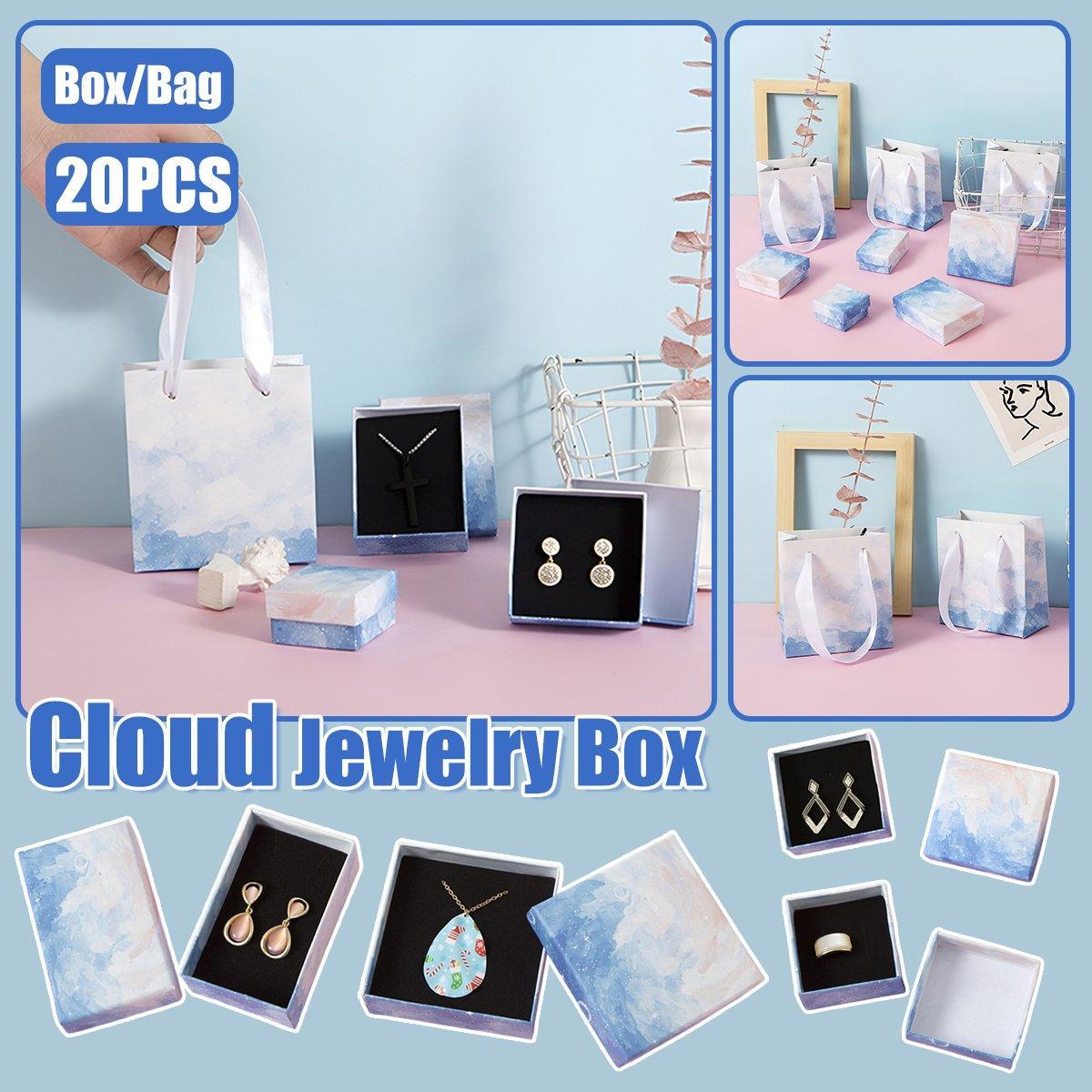 20PCS Cloud Jewelry Box Earrings Necklace Ring Bracelet DisplayOrganizer - 5*8*3cm(Box)