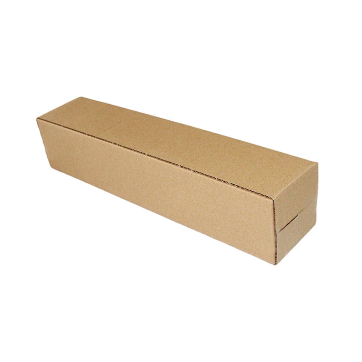 50pcs Long Strip Carton Flat Square Durable Shipping Boxes for Packaging Storage - 10cm x 10cm x 42cm